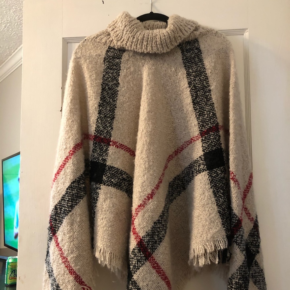 Winter poncho.